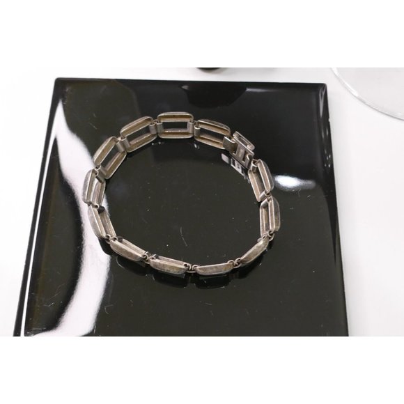 Rare VTG German 835 Silver Bracelet DRGM Deutsches Reichsgebrauchsmuster Mark - Picture 7 of 12